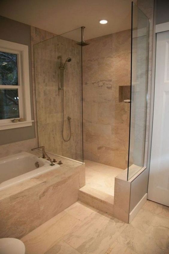 Spa like small bathroom remodel